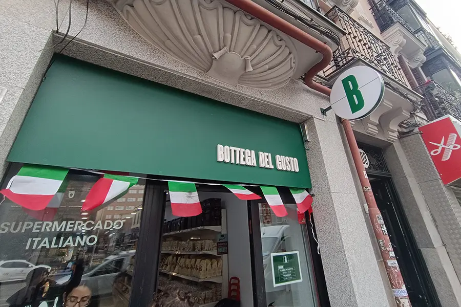 Banderola luminosa led Bottega del Gusto