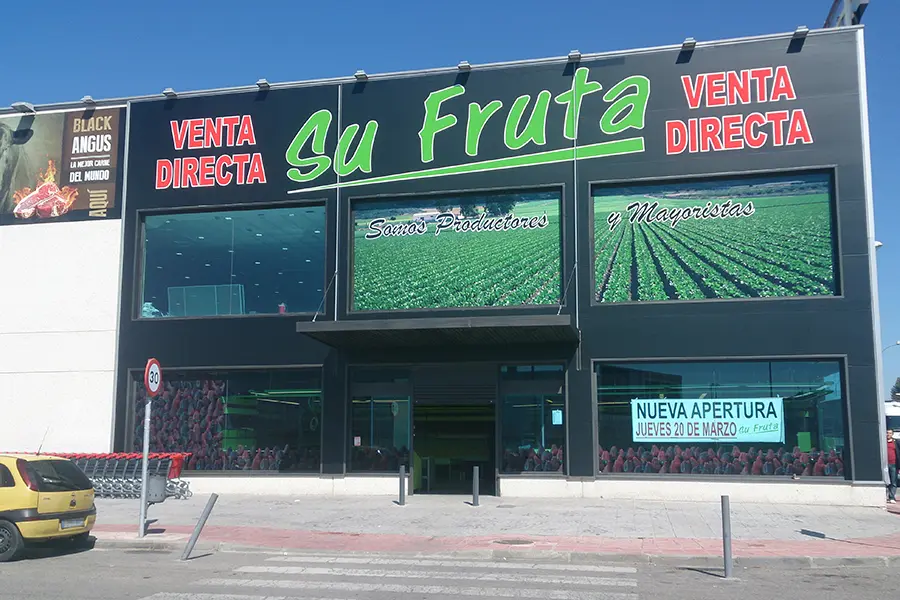 Vinilo decorativo frutería